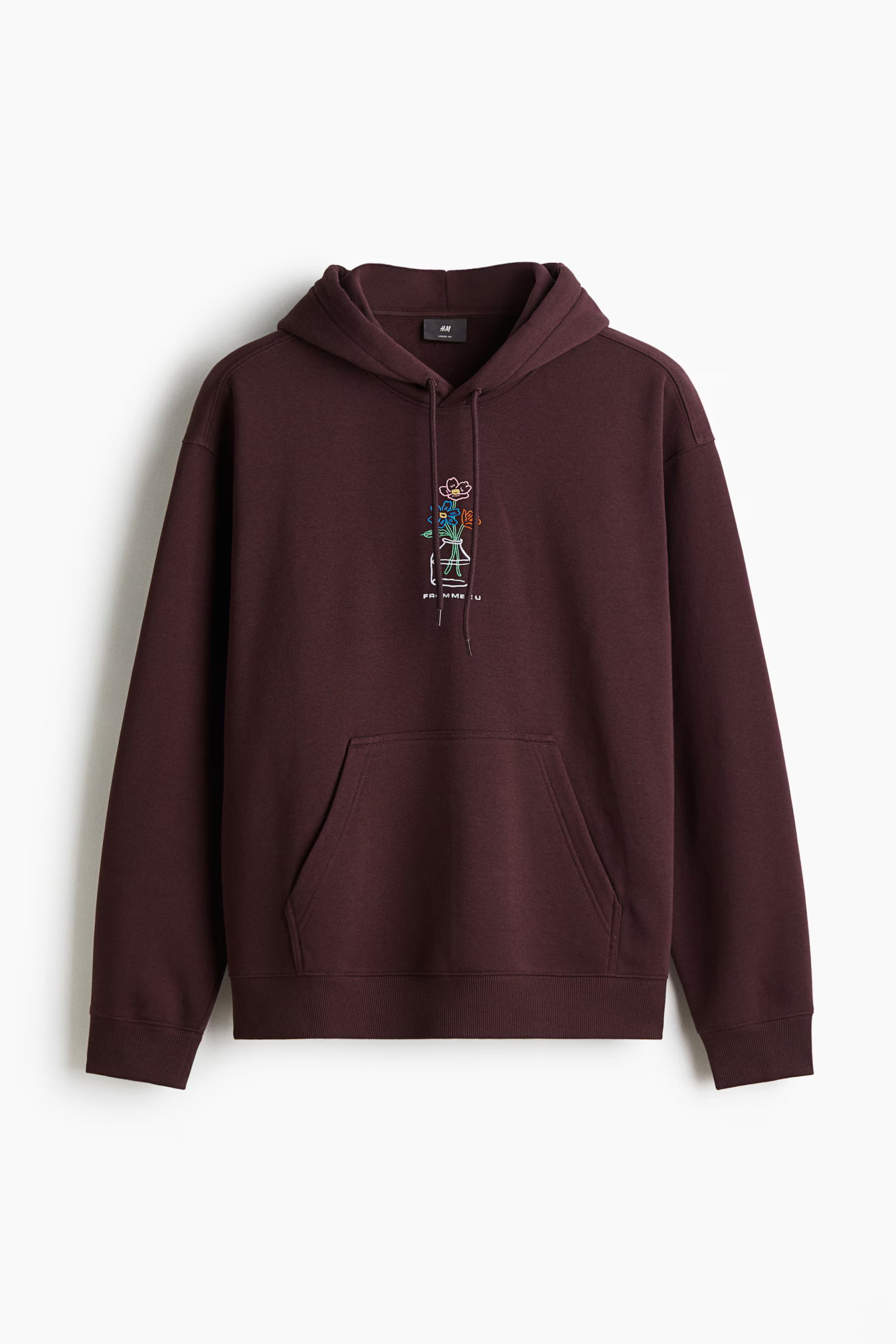 Áo hoodie in hình Loose Fit