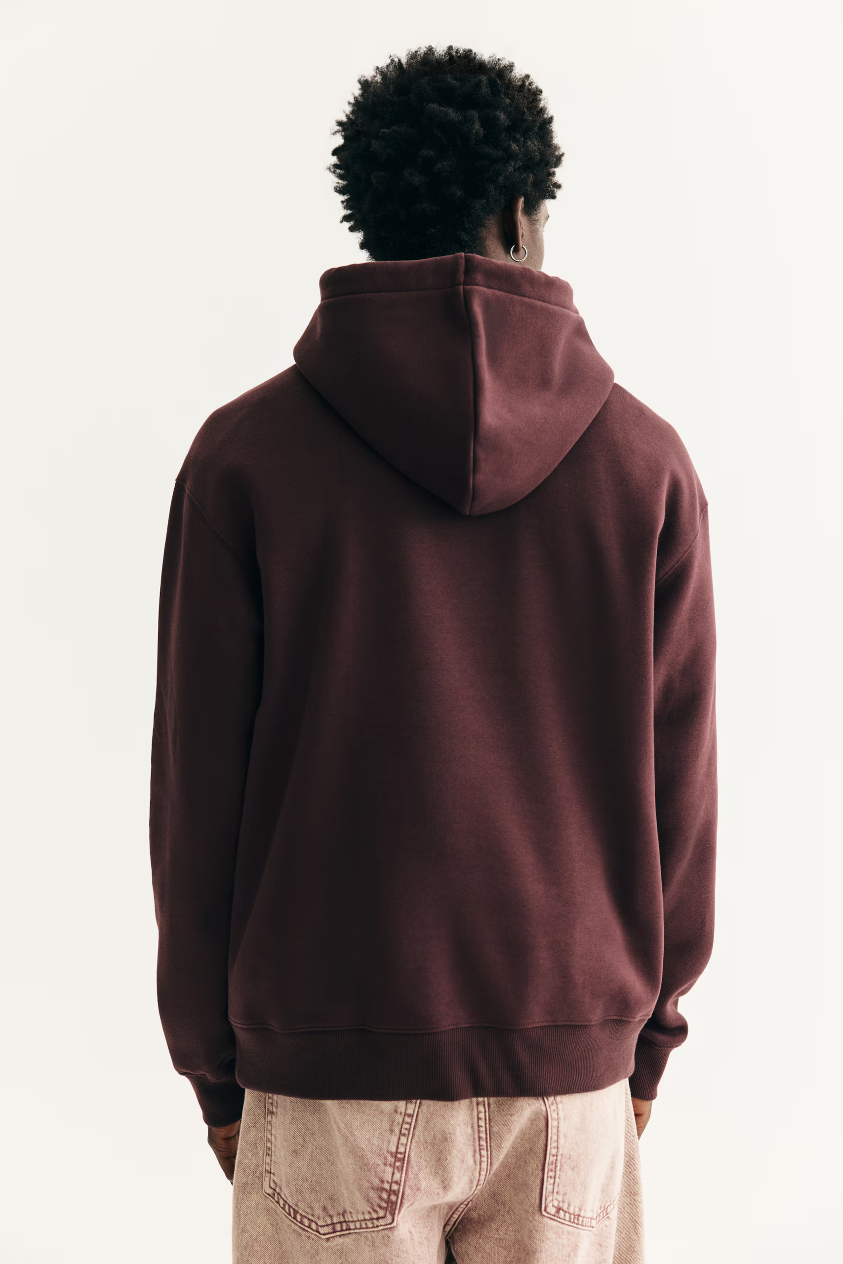 Áo hoodie in hình Loose Fit - Ảnh 3